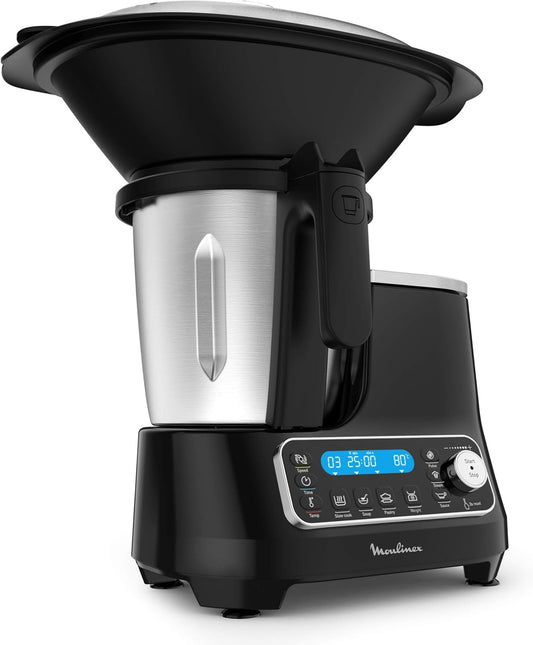 Moulinex Clickchef Robot Cuiseur vapeur multifonction compact, 3,6 L, 1400 W, 5 programmes, 32 fonctions MCR854