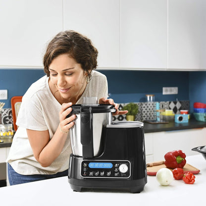 Moulinex Clickchef Robot Cuiseur vapeur multifonction compact, 3,6 L, 1400 W, 5 programmes, 32 fonctions MCR854